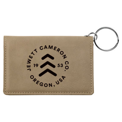 Jewett Cameron - Laserable Leatherette Keychain/ID Holder Thumbnail